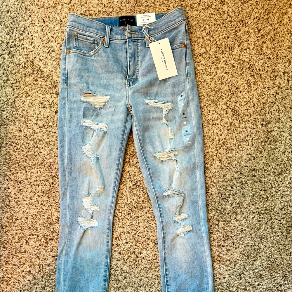Lucky Brand New With Tag High Rise Skinny Jeans Sized 6/28 L
